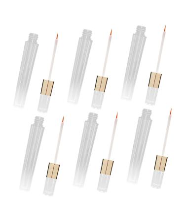 Healvian 6pcs Bottle Female Eyeliner Tubes Mascara Clear Refillable Mascara Tube