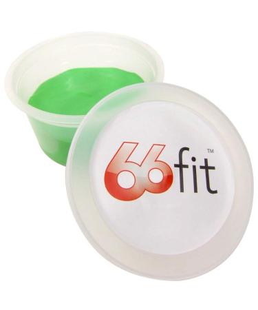 66fit Hand Therapy Putty x 85gms - Rehabilitation Recovery and Stress Relief 3 oz Green