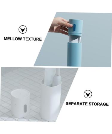 Minkissy Travel Toothbrush & Toothpaste Holder Set | 2-Piece Storage Box for On-the-Go Oral Care - Ideal for International Shipping - Buy Online on GoSupps.com