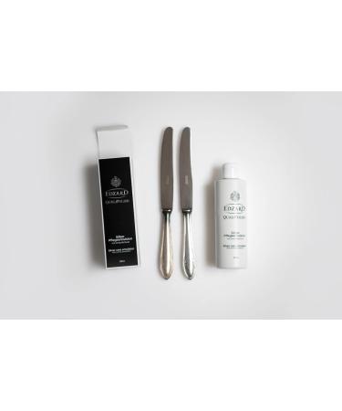 Edzard Qualipolish Silver Care Emulsion 125ml | Jewelry Coins & Cutlery Cleaner | Best Polish for Brass Silver & Gold - Buy Online on GoSupps.com
