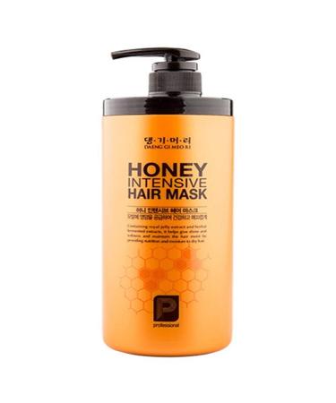 Daeng Gi Meo Ri- Honey Intensive Hair Mask  Containing Royal Jelly and Herbal Fermented Extracts  Providing Nutrition and Moisture to Dry and Damaged Hair  1000ml