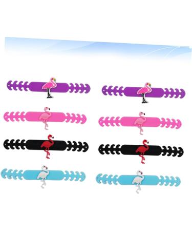 CLISPEED Flamingo Face Masks - 8pcs Anti-Strangle Ear Masks for Lip Gloss - 17.5x2cm - International Shipping Available - Buy Online on GoSupps.com