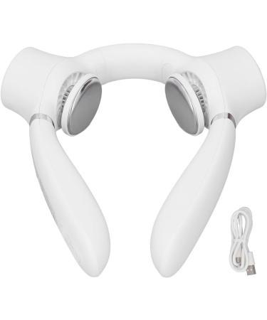 AMONIDA Portable Neck Fan - Adjustable Symmetrical Design with Cold Compress for Travel - White | Best Cooling Solution - Buy Online on GoSupps.com