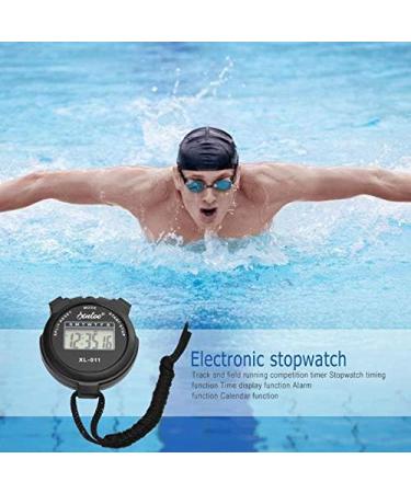 LCD Digital Stopwatch Timer with Alarm, Compass & Chronograph - Orange | Fitness Coach Refrees - Buy Online on GoSupps.com
