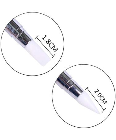 TOSSPER Nail Art Brush & Glitter Picker Pen - Double-Headed Silicone Rhinestone Tool for DIY Manicure & UV Gel Applications - International Shipping Available - Buy Online on GoSupps.com