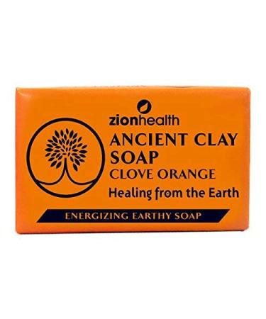 Zion Health Ancient Clay Soap Clove Orange 6 oz (170 g)