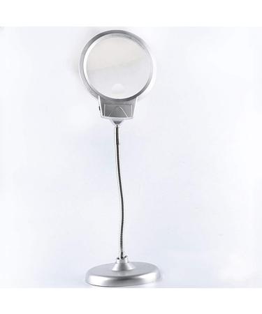 High Magnification Desktop Glass with Lamp 10 Times HD LED Light 20 Times Old Man Reading Magnifier Good Times - Buy Online on GoSupps.com