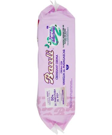  Italian Gourmet E.R. Bauli Cornetti Croissant brioche Set of 3 cookies with Madagascar vanilla custard cream 6 x 50 g Italy + Italian Gourmet Pulp 400 g - Buy Online on GoSupps.com