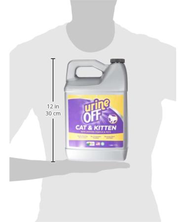 Urine OFF Cat Urine Stain & Odour Remover 3.78L - Enzyme Eliminator for Pet & People Friendly Odour Removal - Buy Online on GoSupps.com