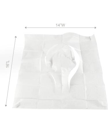 HOME-X Disposable Toilet Seat Covers - Pack of 10 Travel-Friendly Sanitary Accessories for Adults and Kids | Virgin Pulp | Portable Pouch | 16L x 14W - Buy Online on GoSupps.com