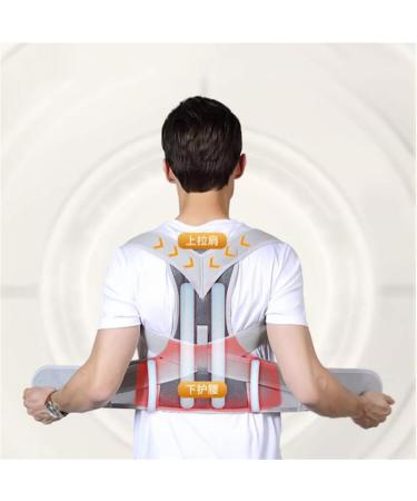 ZUIAI Spine Bending Anti-Camel Shoulder Artifact Hunchback Orthodontic Men's Posture Belt(D Small) Small D - Buy Online on GoSupps.com