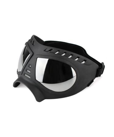 Petcute dog glasses dogs sunglasses anti-UV sunglasses suitable for dogs with shoulder strap adjustable elastic pet sunglasses for large and medium-sized dogs outdoors black