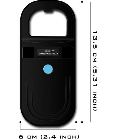 Smoostart Pet Microchip Scanner | ISO11784/FDX-B Reader for Dogs & Cats | Save 128 Data - Smoo01 Black - Buy Online on GoSupps.com