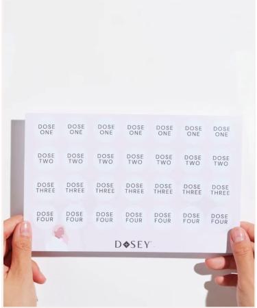 Dosey Daily Sticker Set for Pill Pouches - Medication Reminder Stickers for Easy Use - Includes Weekly & Daily Labels - Buy Online on GoSupps.com