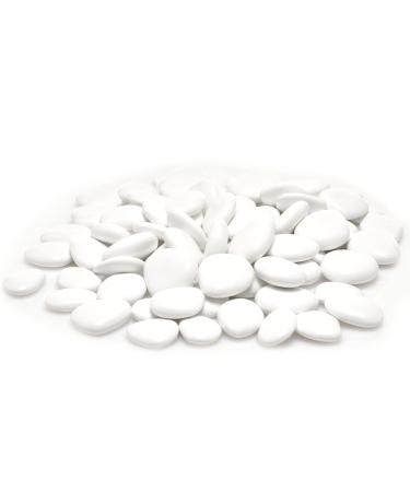 Kalapanta-decoration stones made of recycled plastic for vases painting aquariums house garden (size S 2-5 cm about 155 pieces white) 2-5 cm |About 155 pieces white - Buy Online on GoSupps.com