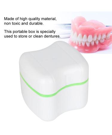 Buy Container for False Teeth - Durable Dental Prosthesis Storage Box in Three Colors | Travel-Friendly Cleaning Bath - Buy Online on GoSupps.com