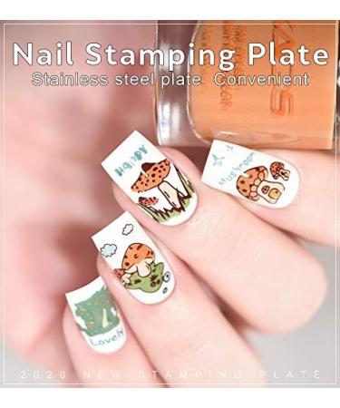 KADS Nail Art Stamping Plates Set Image Template Stencils Pattern with Stamping Plates Holder Case Organizer (ZO013) - Buy Online on GoSupps.com