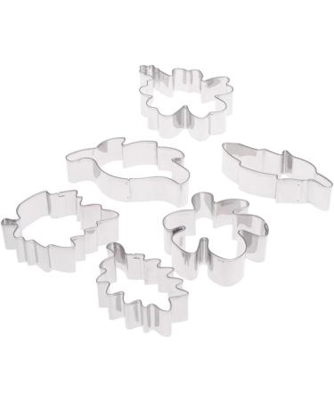 IMIKEYA 18 Pcs 430 Dessert Molds DIY Baking Molds Cake Mold Fondant Mold Cookie Stainless Steel mediumx3pcs Silverx3pcs - Buy Online on GoSupps.com