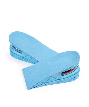 Grips Shoe Heel PVC Shoe Lift Shock Absorption Heel Cushion Support Women Breathable Stand for Spurs and Heel Blister Prevention(Blue X-Large)
