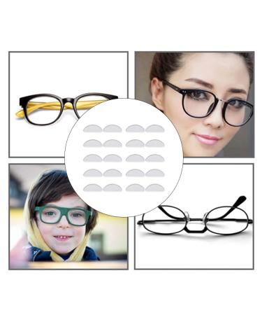 10 Pairs Non-Slip Silicone Nose Pads for Glasses - Transparent D-shaped Accessories for Comfort & Fit - Buy Online on GoSupps.com