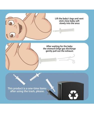 Tokaneit Baby Bloating & Gas Relief - Natural Colic Remedy | 18 Disposable Catheters for Infant Comfort - Buy Online on GoSupps.com