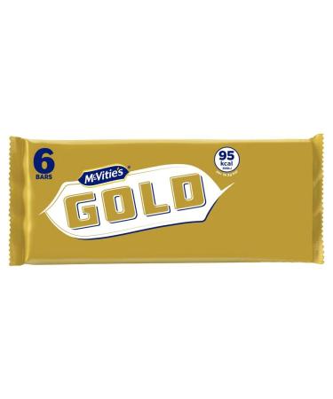 McVitie's 6 Gold Caramel Flavour Biscuit Bars 10.6g-Food