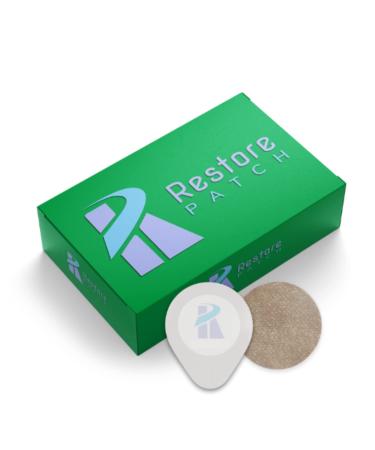 Restore Patch Relaxing Patches - 10 Day Supply Stress Relief Topical - Hypoallergenic  Chemical-Free Calming Bio-Frequency Patches - All Natural Relaxation for The Whole Body (4 Patches)