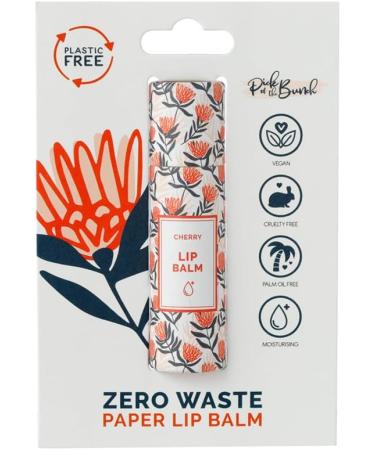 Puckator Peony & Protea Pick of the Bunch Paper Stick Lip Balm - Strawberry & Cherry - Lip Care Stick Balms Chapstick Holiday Essentials For Women Family - Lipbalm Moisturiser Exfoliator Cream - Buy Online on GoSupps.com