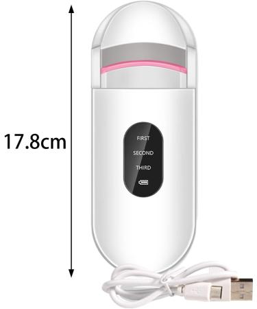 MagiDeal Electric Lash Curler Rechargeable Lightweight for Women Girl Lash Curler Handheld Heater for Home Valentines Day Gifts Salon - Buy Online on GoSupps.com