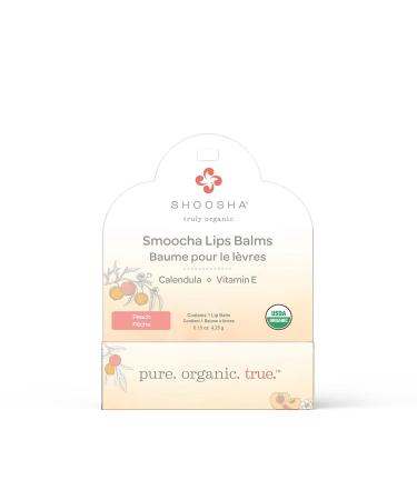 Buy Organic Smoocha Lip Balm - Hydrating Peach Flavor | Natural & Eco-Friendly - Buy Online on GoSupps.com