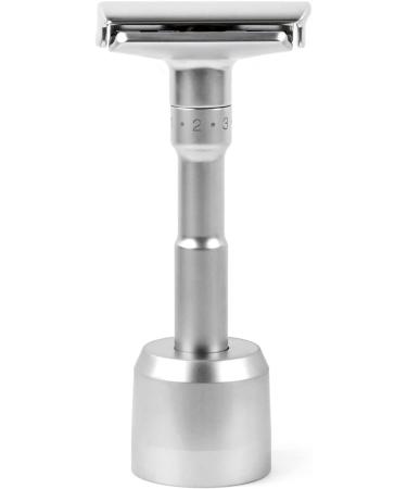 QSHAVE Brushed Aluminum Alloy Adjustable Safety Razor Stand - Solo Base Stand for Razor (Razor not Included) - Buy Online on GoSupps.com