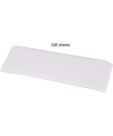 Greattangle 100 pcs Professional Fleece Wax Papers for Leg Hair Removal | Effective Depilatory Beauty Tool - Buy Online on GoSupps.com