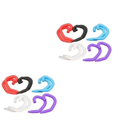 Minkissy 20 pair of ear protection mask hooks ear rope buckle mask wearer Face cover hearing protection mask ear bracket mouth cover ear hook earmaker ear protection brilliant bract sports wired 5x3cmx2pcs