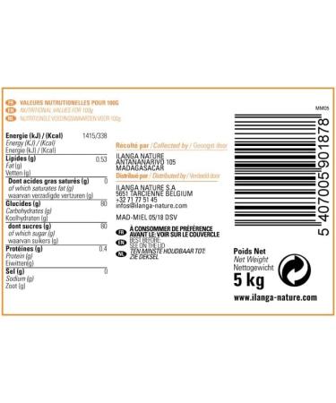 Ilanga Nature - Mokarana Honey 5 kg - Buy Online on GoSupps.com