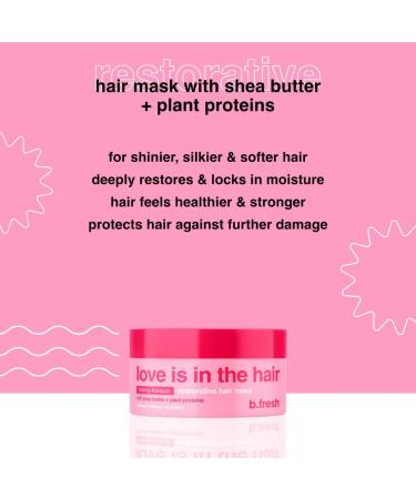 Shop B.TAN b.fresh Love is in the Hair - Restorative Hair Mask for Healthy Glossy Hair | International Shipping Available - Buy Online on GoSupps.com