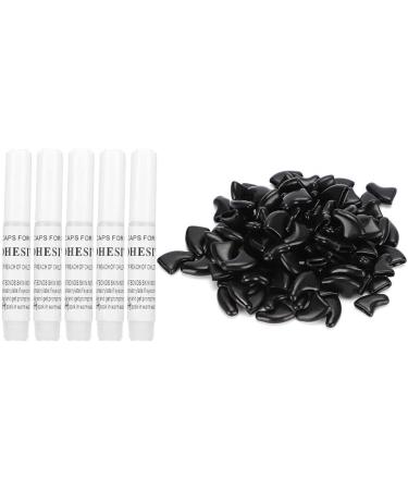 Tmishion Cat Nail Caps & Dog Paw Anti-Scratch Claw Protectors - 100 Soft Sleeves XS Cool Black Safe & Durable Pet Claw Covers - Buy Online on GoSupps.com