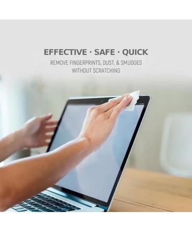 Buy Glasses Wipes Lens Cleaner - 220 Individually Wrapped Eye Glasses Cleaner Wipes for Crystal Clear Vision - International Shipping Available - Buy Online on GoSupps.com