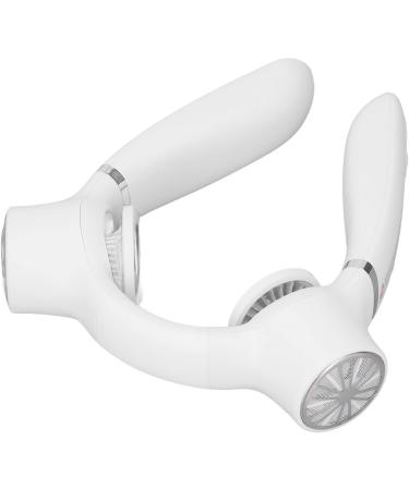 AMONIDA Portable Neck Fan - Adjustable Symmetrical Design with Cold Compress for Travel - White | Best Cooling Solution - Buy Online on GoSupps.com