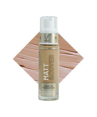 VOLLARE COSMETICS Vollare Cosmetics Foundation - Liquid and Long Lasting - 24h Adhesion - Vegan Natural Cosmetics with Pump (05 Hot Macchiato)