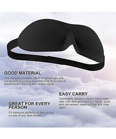 BE SAFE Forever Silk Sleeping Face Eye Mask - Travel Blindfold for Men & Women - Comfortable Black Sleep Eye Cover - Buy Online on GoSupps.com