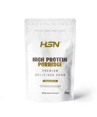 HSN HSN Protein Oat Porridge | Natural Flavor 1 kg 20 servings | Protein porridge with whole grain oats and whey protein | Quick and easy to prepare | Low in sugar | Suitable for