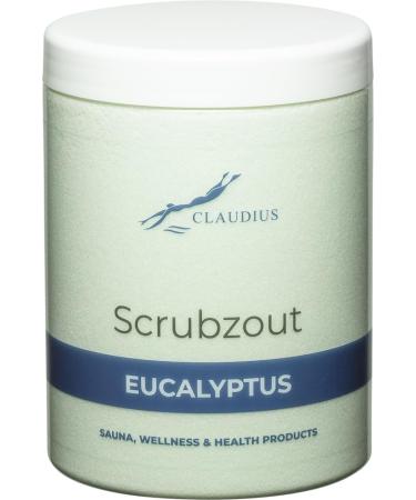 Claudius Eucalyptus scrub salt in handy jar 1250 grams
