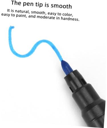 NOLITOY 6pcs Eyebrow Marker Pen Eyebrow Pen Pen Tool Beauty Marker Eyebrow Pencil Body 13.9x1.8cm Blue - Buy Online on GoSupps.com