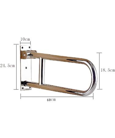 Bathroom Grab Bar Safety Support Rail Wall-mounted Bathroom Grab Bar Stainless Steel Grab Bar Safety HandRail Support Grab Bar Foldi - Buy Online on GoSupps.com