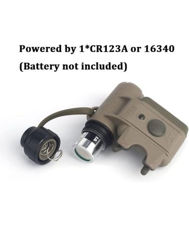 Qiruimy Tactical Helmet Light Set Gen 3 - 360 Rotatable Airsoft & Survival Flashlight | White/IR/Red Light - Military Grade (Black) - Buy Online on GoSupps.com