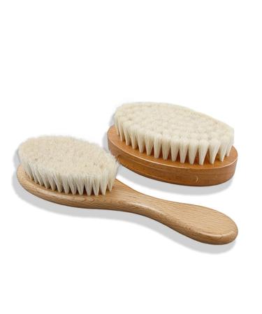KALLORY Goat Healthcare Soft Hair Wood Bristles Comb - Children's Body Care Kit for Exfoliating and Massage - Buy Online on GoSupps.com