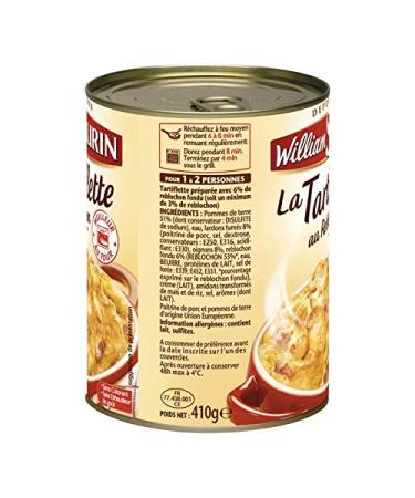 William Saurin Tartiflette 410g - Authentic French Dish | Buy 4 Pieces Online - International Shipping - Buy Online on GoSupps.com