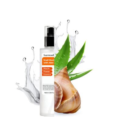 Buy Snail Mucin Serum with Aloe Vera - 96.3% Snail Secretion Filtrate - Hydrating Korean Skin Care - 3.38 fl. oz - Buy Online on GoSupps.com