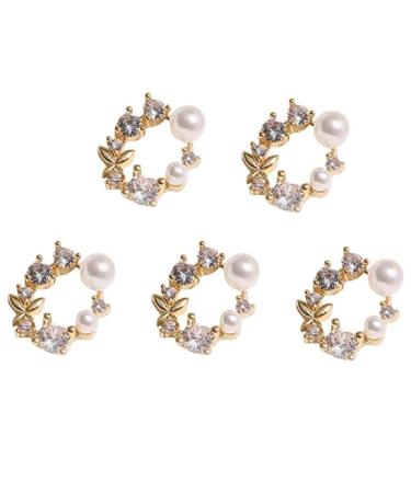 Heart/Crown 3D Art Rhinestones Jewelry Crystal for Women Girl Metal for Art
