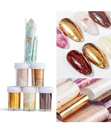 NonaTheo 10 Rolls Nail Art Stickers for Gel Nail | Nail Art Foil Kit | Marble Nail Art Stickers Wraps | Nail Art Decorations Accessories - Buy Online on GoSupps.com